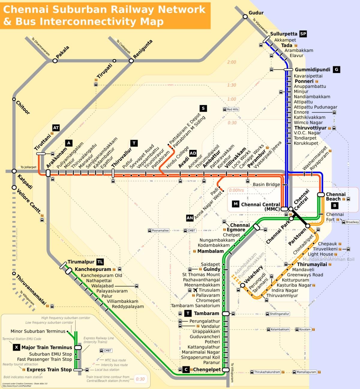 central Chennai kort